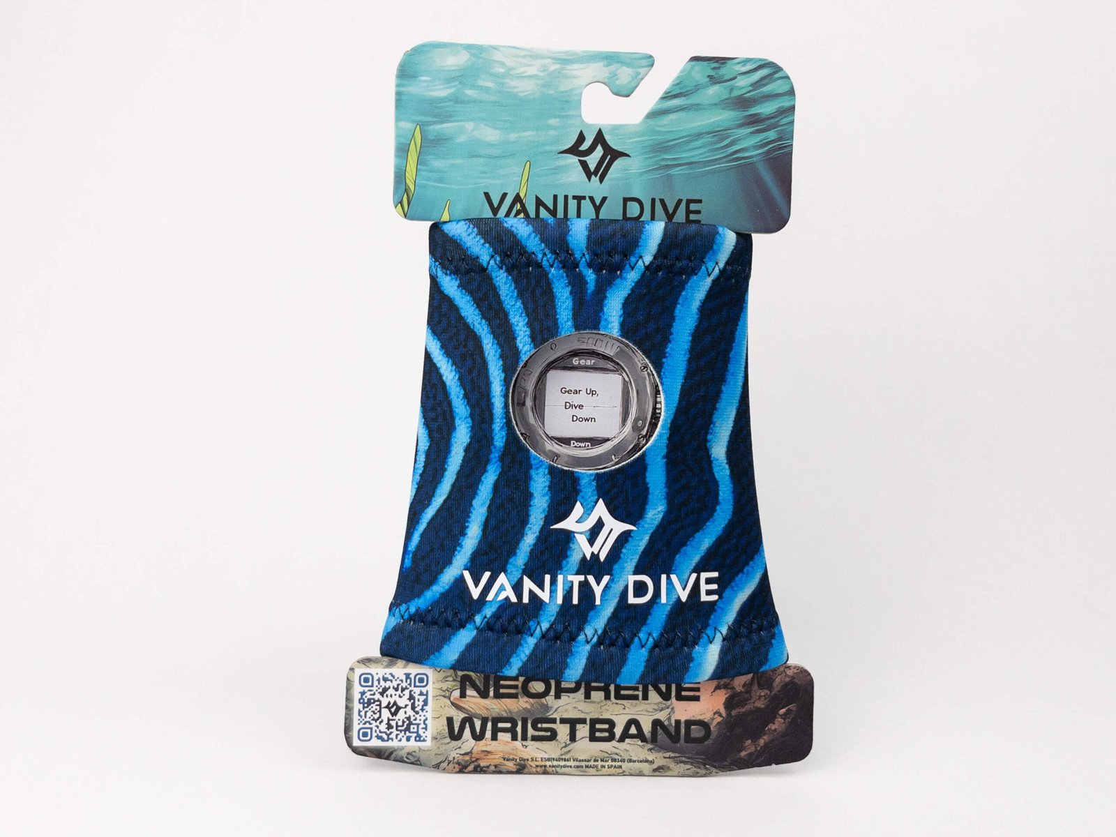 Packaging con la Neoprene Wristband Emperor, vista delantera