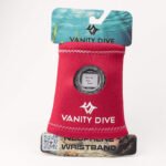 Imagen del packaging con la Neoprene Wristband Pink, vista delantera Imagen del packaging con la Neoprene Wristband Pink, vista delantera
