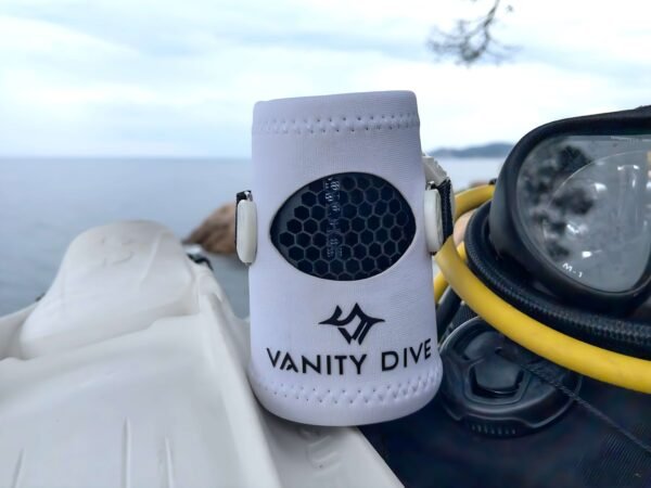 Fotografia de la Neoprene Wristaband White Pro exterior front