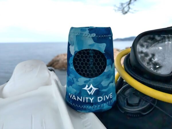 Fotografia de la Neoprene Wristaband Ocean Camo exterior front