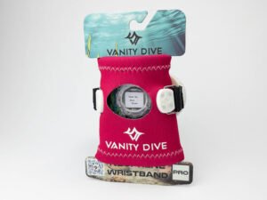 Imagen del packaging con la Neoprene Wristband Pink Pro vista delantera