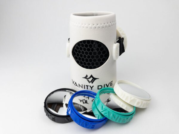 Imagen de la Neoprene Wristband White Pro vista delantera con accesorios personalizar