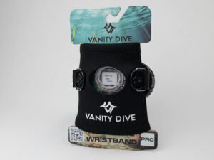 Imagen del packaging con la Neoprene Wristband Black Pro vista delantera
