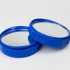 Fotografia del espejo de repuesto de la Neoprene Wristband Pro en color azul oscuro dos unidades vista semi cenital